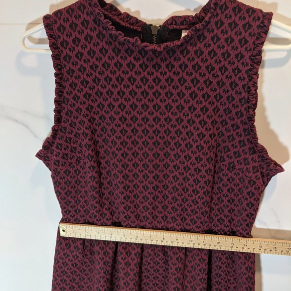 ❗LAST CHANCE❗Xhilaration Red/Burgundy Dress with Ruffle Details - Picture 3 of 5